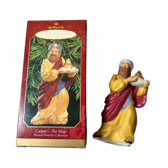 Hallmark Keepsake 1999 Caspar The Magi Blessed Nativity‎ Collection - Picture 1 of 2